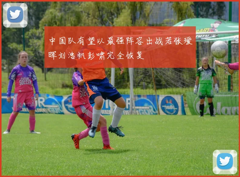 中国队有望以最强阵容出战若张瑷晖刘浩帆彭啸完全恢复